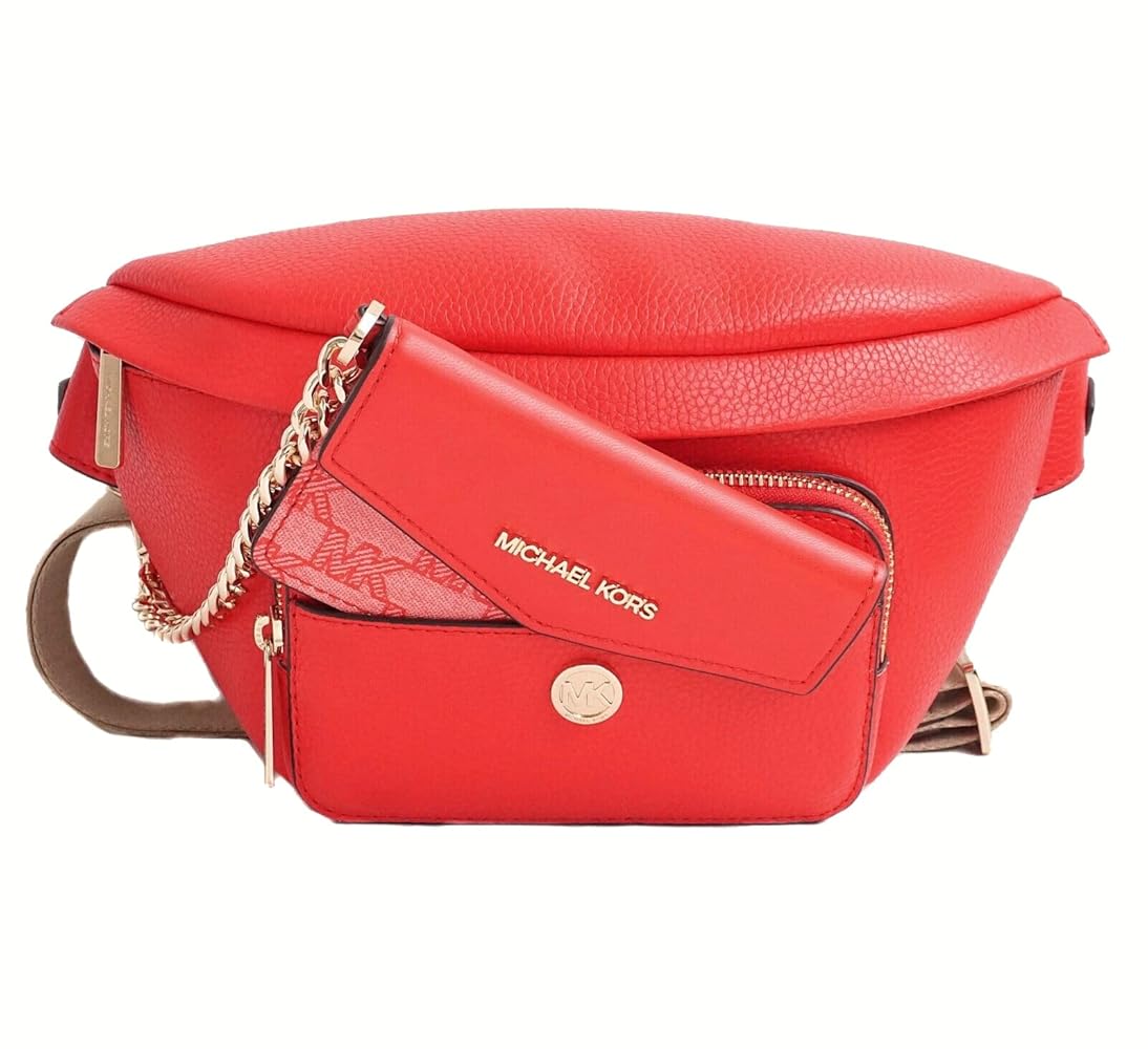 Amazon | Michael Kors Maisie Leather 2イン1ウエストバッグ